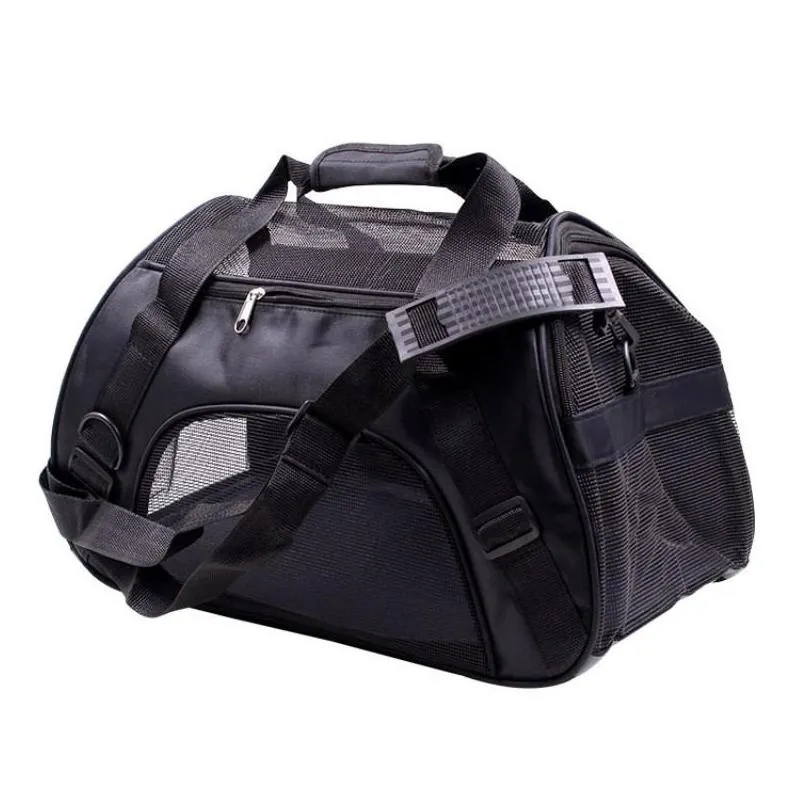 folding pet carriers bag portable knapsack soft slung dog transport outdoor bags fashion dogs basket handbag 24hz c c