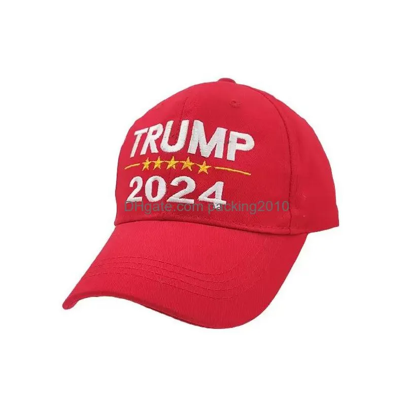 trump 2024 cap embroidered baseball hat with adjustable strap 4 designes inventory wholesale