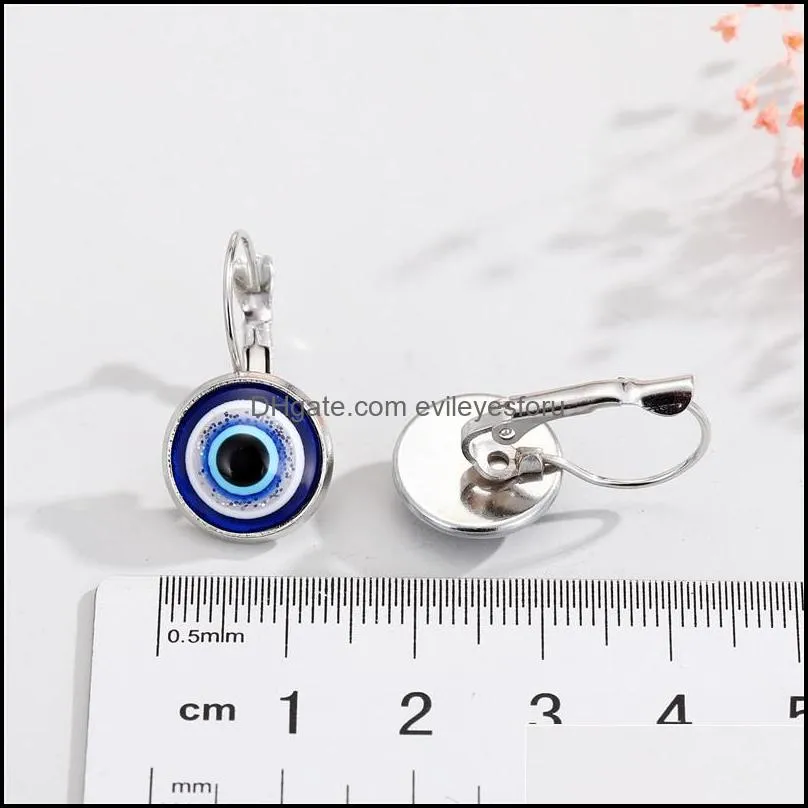 fashion jewelry turkish symbol evil eyes dangle earrings resin beads blue eye earring 449 z2