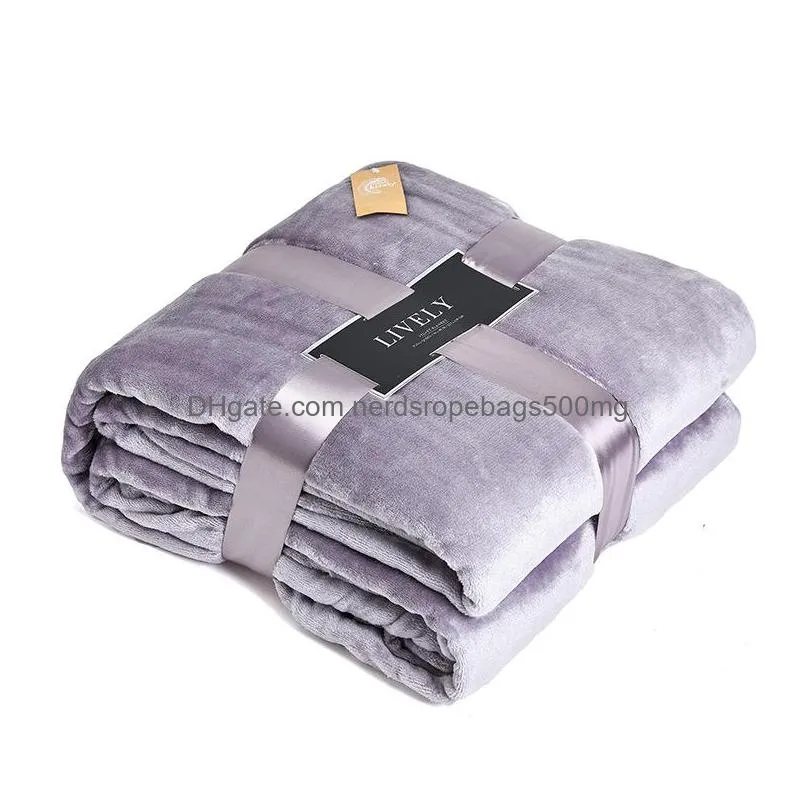 167x229 solid color light flannel blanket plus velvet coral fleece blanketr inventory wholesale