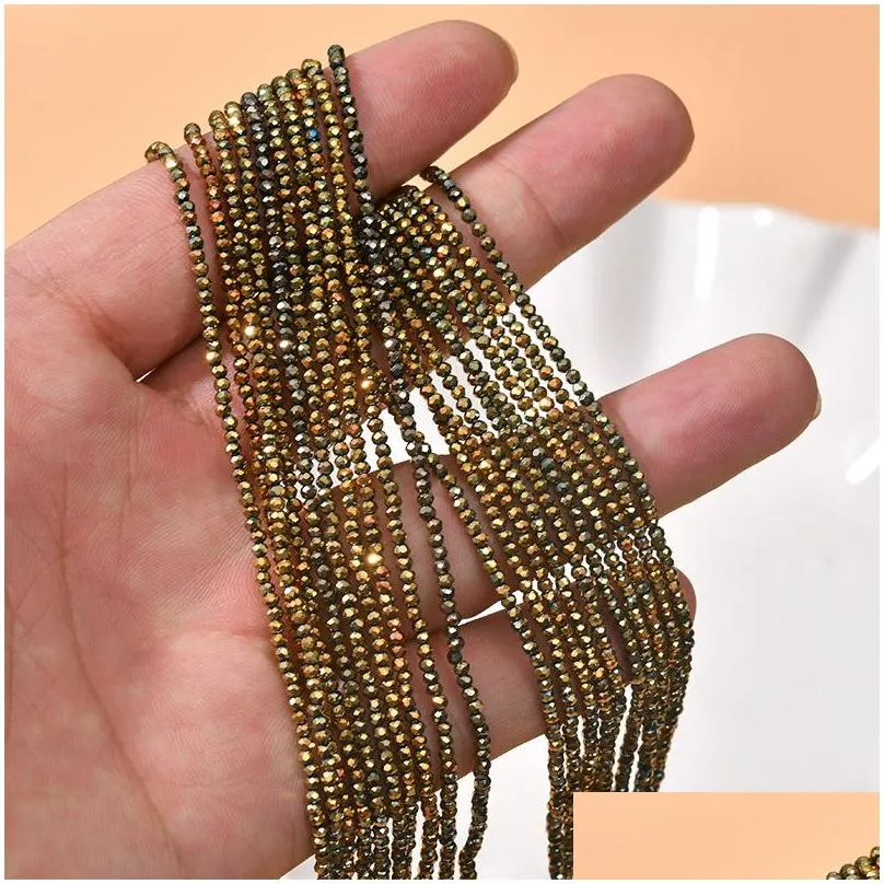 natural stone shiny quartzs crystal beads small faceted spinel bead for jewelry making diy necklace bracelet accessories 475 d3