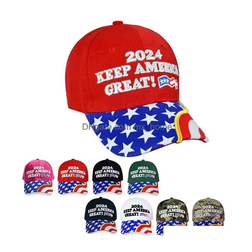 2024 trump cotton embroidered campaign hat 2024 election baseball cap