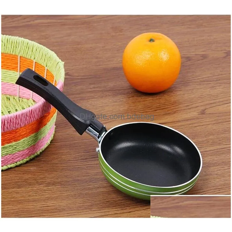 mini small frying pan thickening flat bottom pot single person kitchen practical gadget easy to clean 4 96jq j3