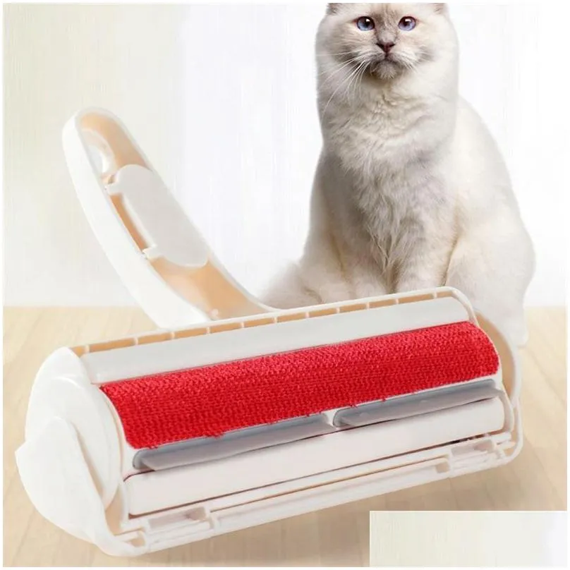 pet hair removal dog grooming products dogs cat hair sucker clothes carpet sofa sticky hairs brush pets supplies 524 h1