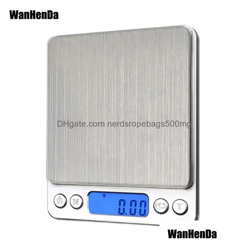  500/0.01g 3000g/0.1g lcd portable mini electronic digital scale pocket kitchen jewelry weight scale inventory wholesale