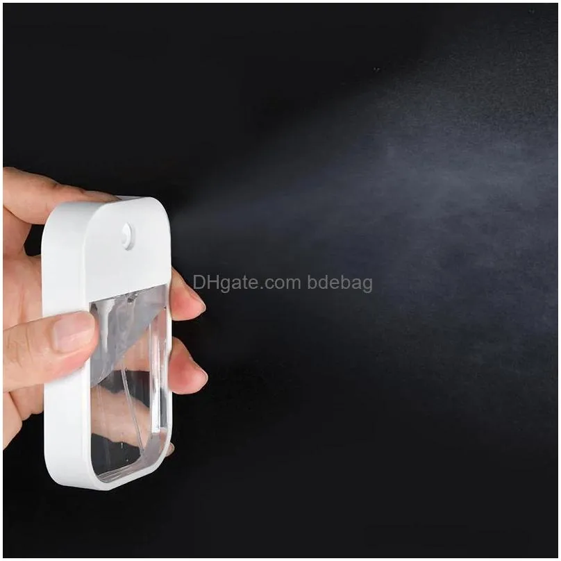 sprayers portable square perfume spray bottle 45ml alcohol watering hand sanitizer refillable silicone set makeup atomizer for traveling inventory