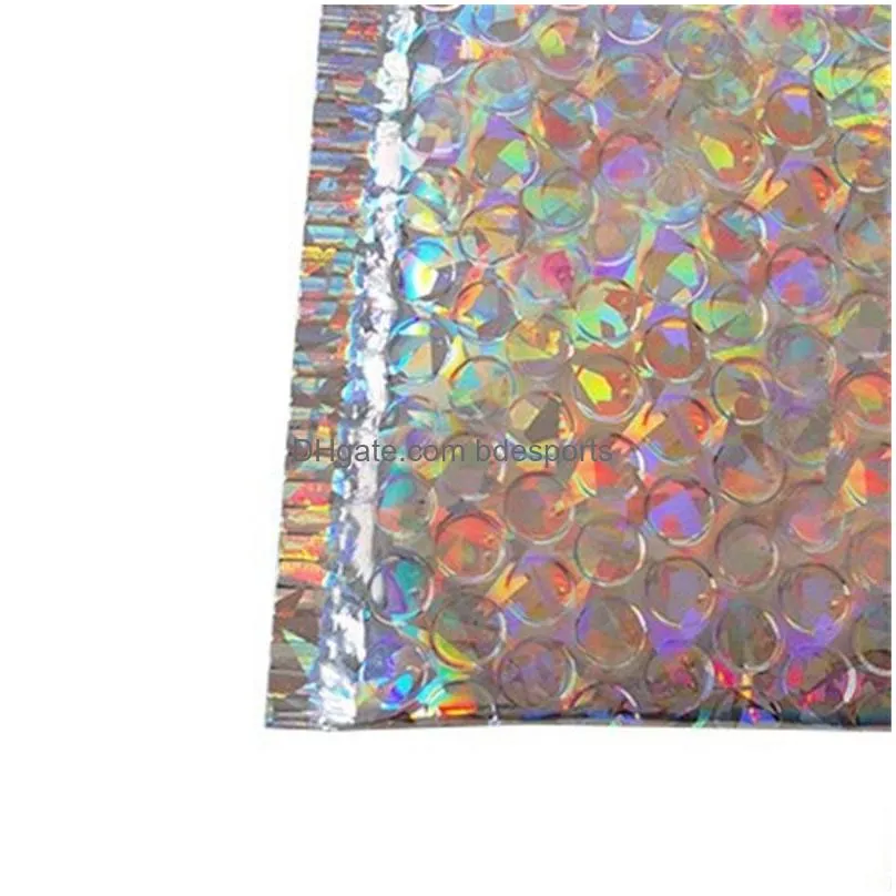 50pcs/lot laser bubble mailer poly mailing bags envelopes with bubble packaging envelope mailers padded bag1 384 r2