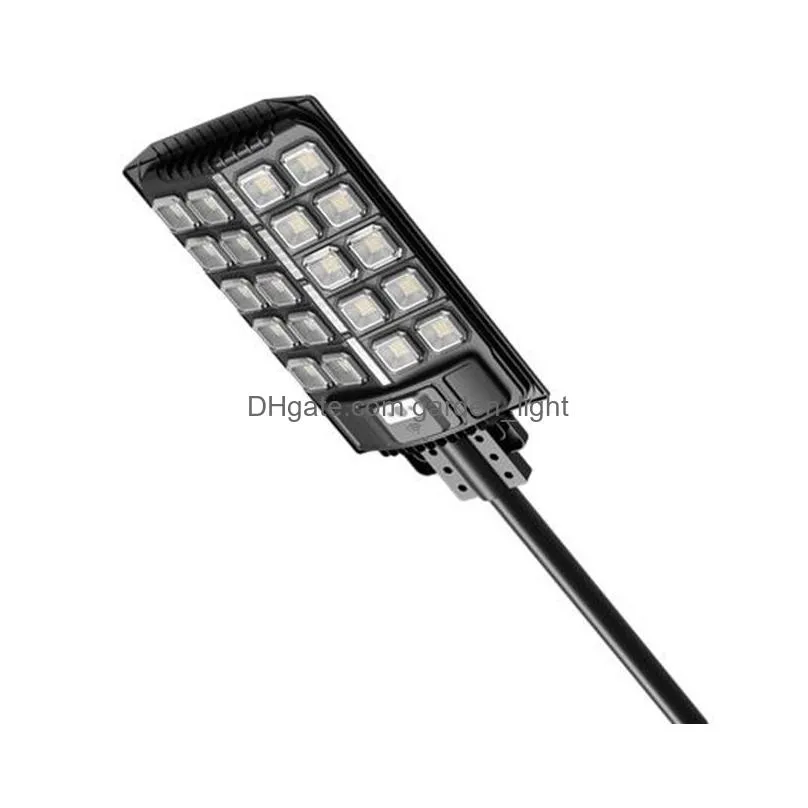 outdoor solar lamp 100w 200w 300w 400w wall street light with rader sensor ip65 waterproof remote control