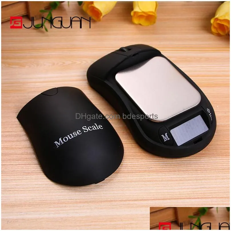 200g/0.01g mouse jewelry scale electronic digital scales portable mini pocket scale precision digital kitchen scale creative gif 118