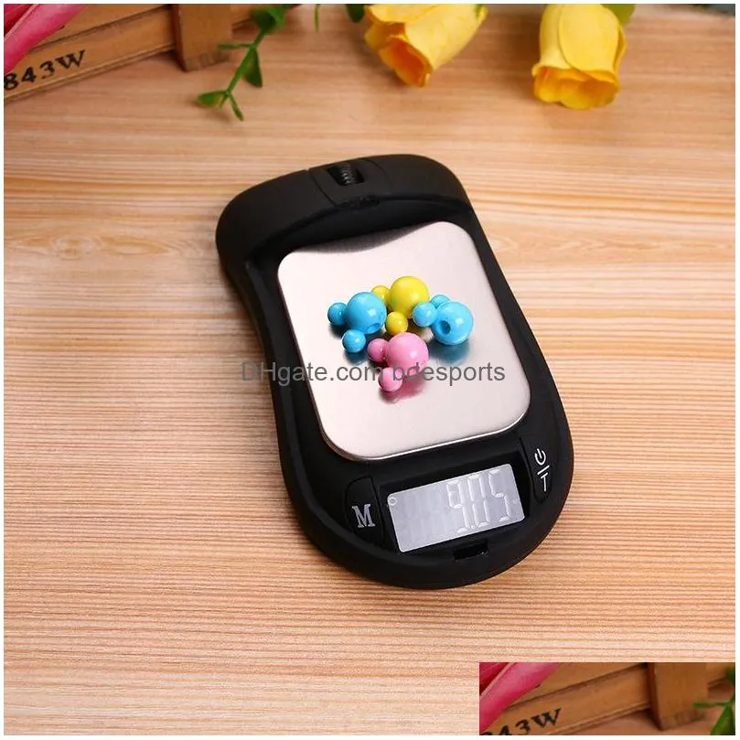 200g/0.01g mouse jewelry scale electronic digital scales portable mini pocket scale precision digital kitchen scale creative gif 118