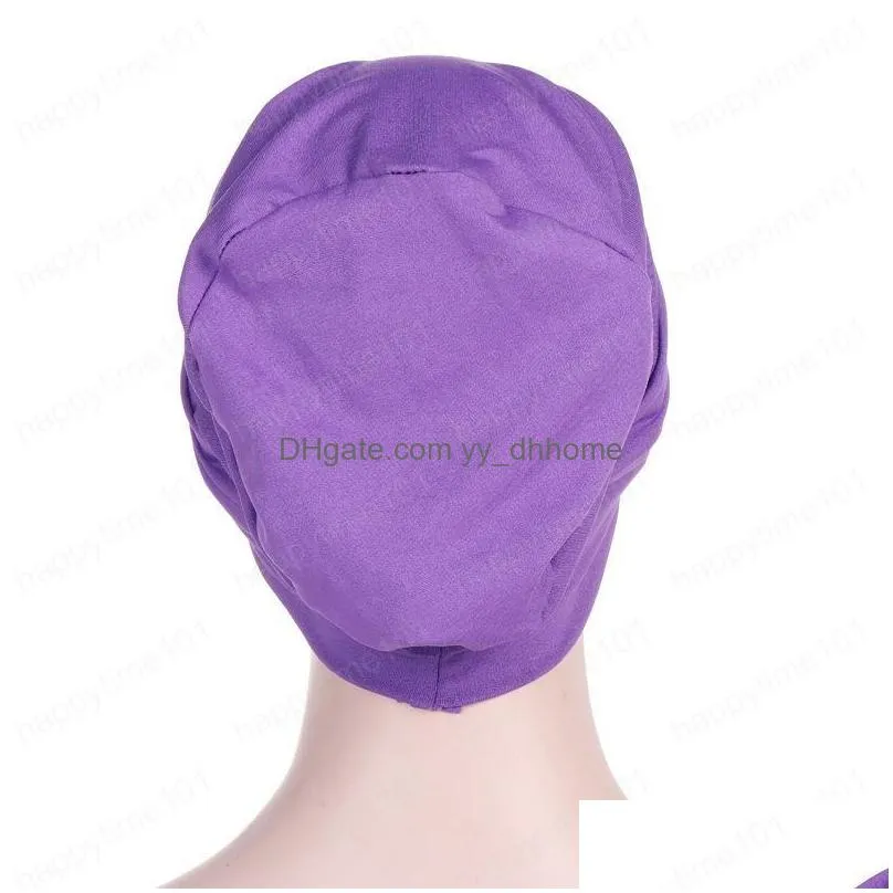 muslim cross scarf inner cap islamic head wear hat india turban headwrap women cancer chemo hair loss scarf cap wrap skullies beanie
