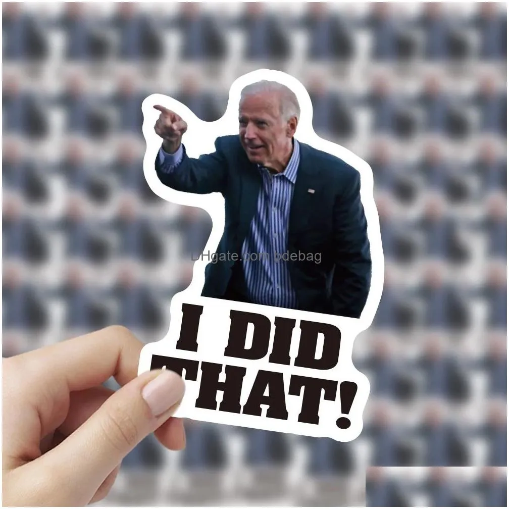 party supplies i do this us president biden sticker luggage skateboard laptop car sticker partys stickers inventory wholesale
