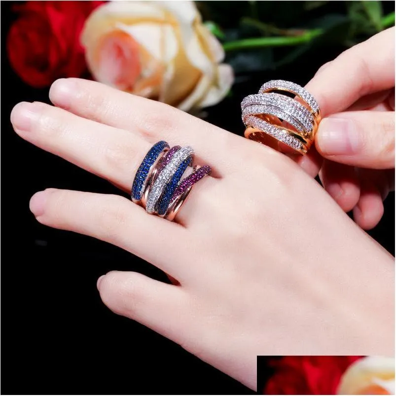 luxury jewelry 925 sterling silver priincess cut multi topaz cz diamond gemstones party women wedding stackable ring gift 2523 t2