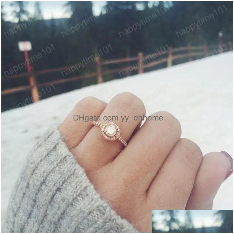 fashion gemstone diamond ring bride engagement ring wedding rings designer jewelry women rings christmas gift