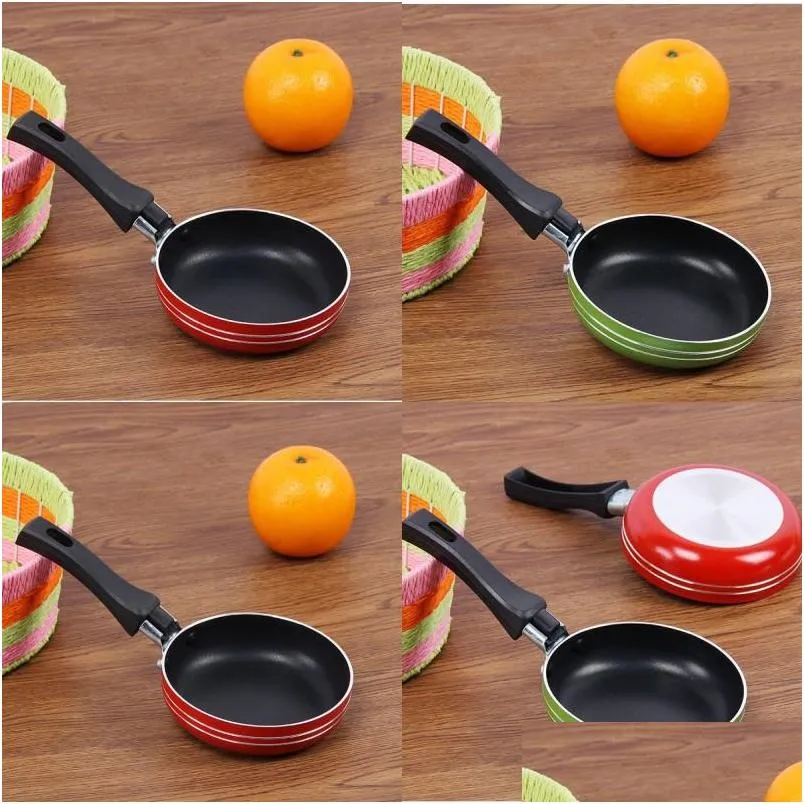 mini small frying pan thickening flat bottom pot single person kitchen practical gadget easy to clean 4 96jq j3