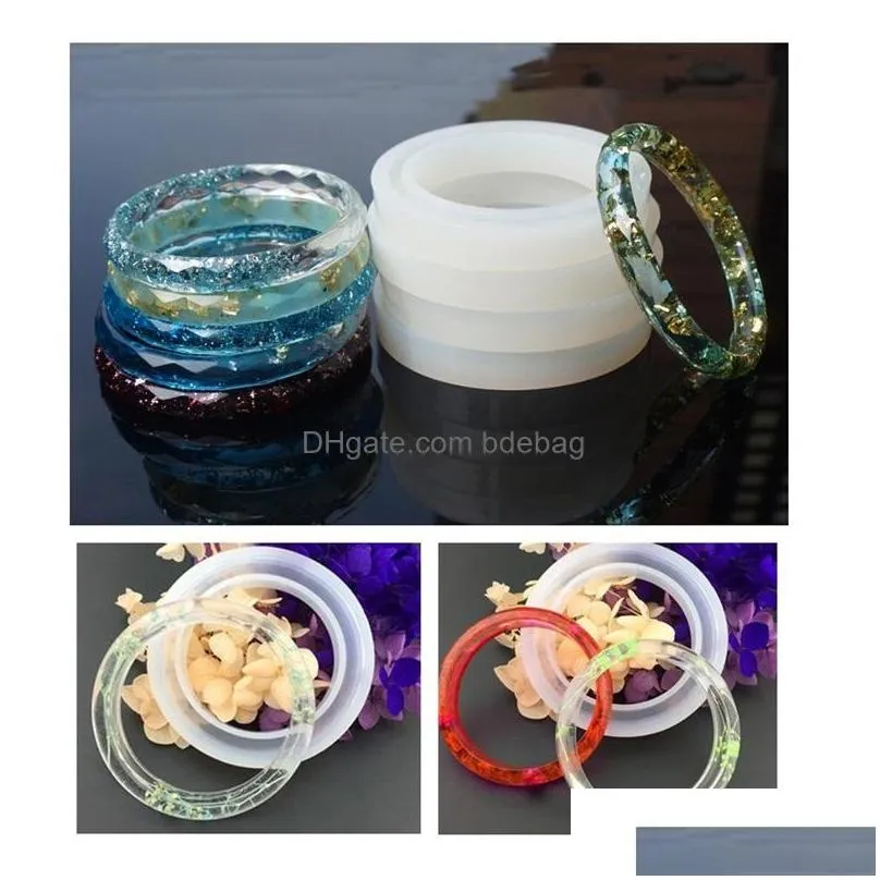 diy mould set bracelet pendant silicone mold suit crystal molds kit portable opp packing with various style 22sr j1