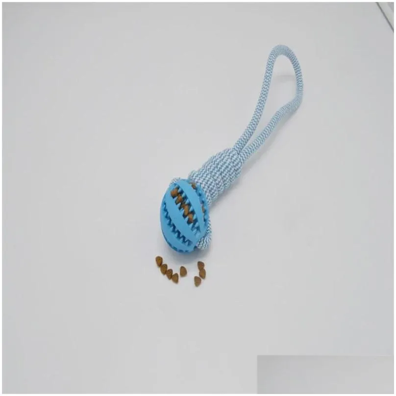 dogs leaky balls bite cotton rope ball pattern interaction cats pets supplies toys chewingbite solid color trial order 8dh m2