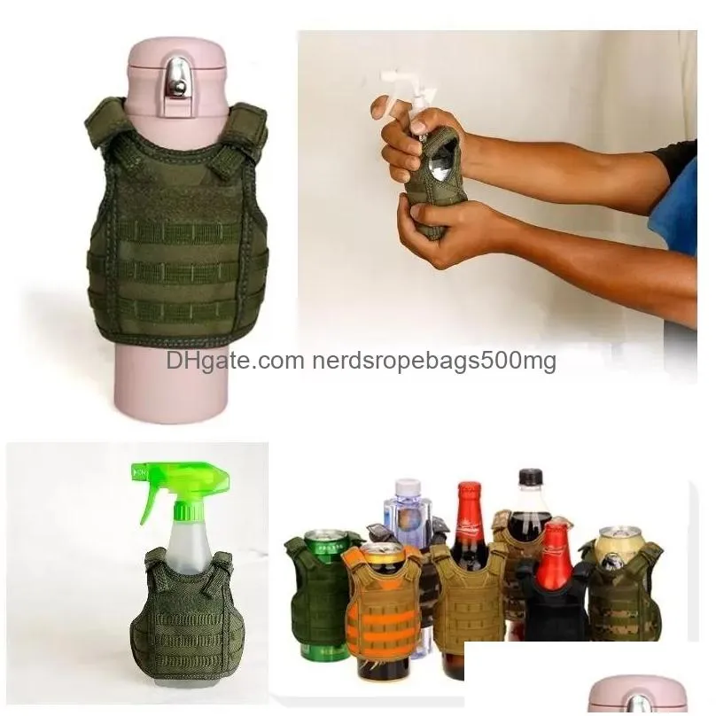 garden military mini tactical premium beer koozie molle vest beverage cooler inventory wholesale