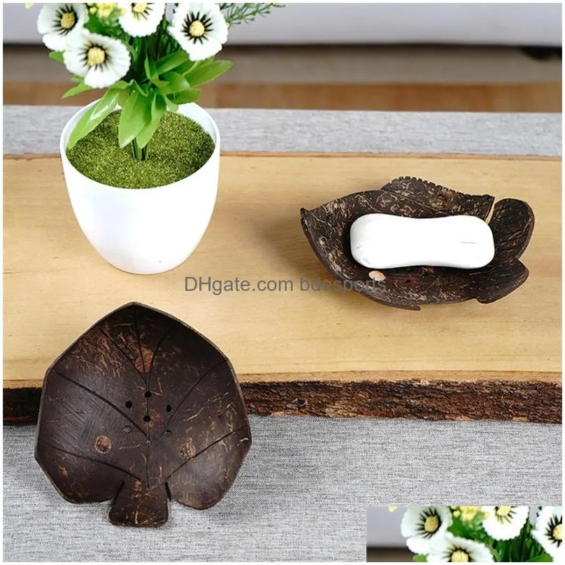 creative coconut shell soap shelf butterfly shaped coconut soap cartoon soap box southeast asian wooden coconut shell soaps dish 265