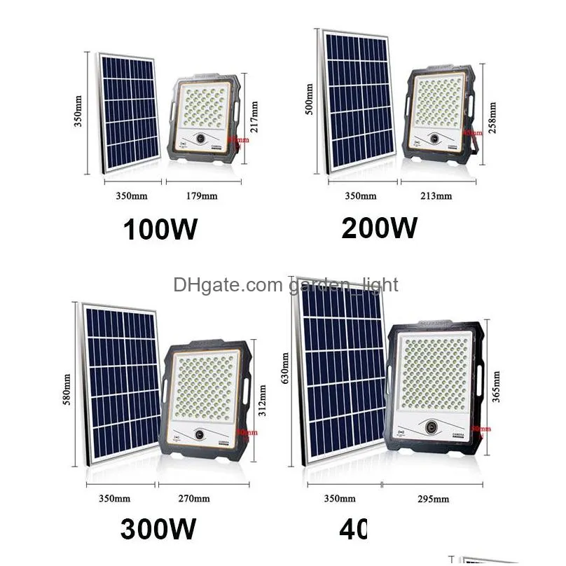solar floodlight with camera 16g 32g 64g 128g tf card solar monitor courtyards farms orchards garden home sound warning security lamp