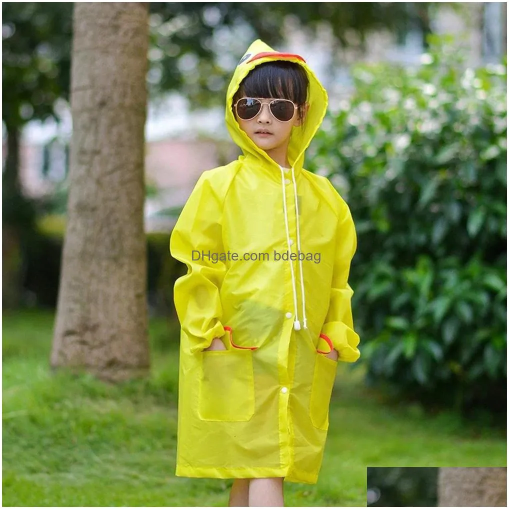 cute cartoon animal style waterproof childrens raincoat student gift for children inventory wholesale