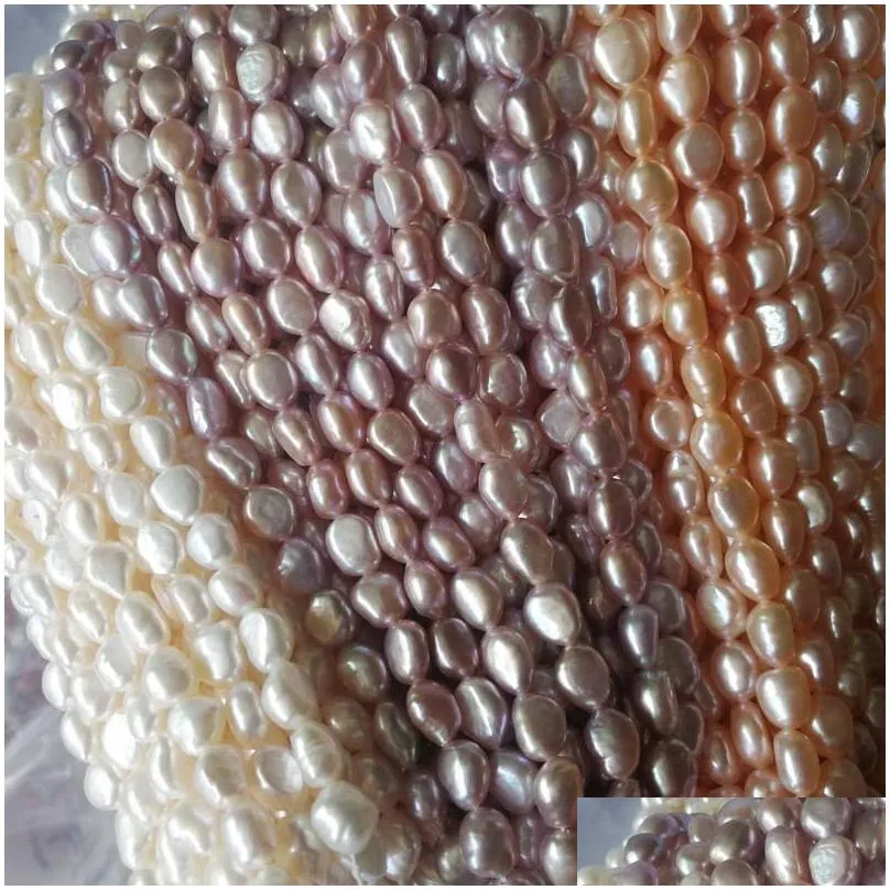 3 color natural freshwater pearl beads high quality irregular shape punch loose beads for jewelry making diy necklace bracelet 101 d3