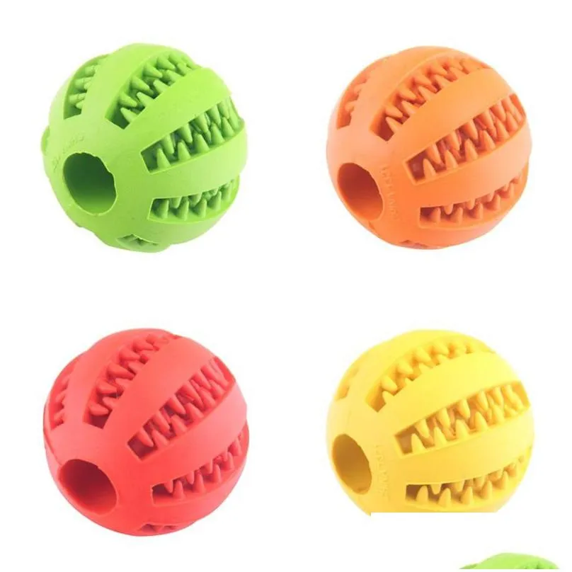 tooth brushing balls molar ball silicone bite cliping foods pet toys dog supplies cat animal hollow chew sphere 7 3bg c2