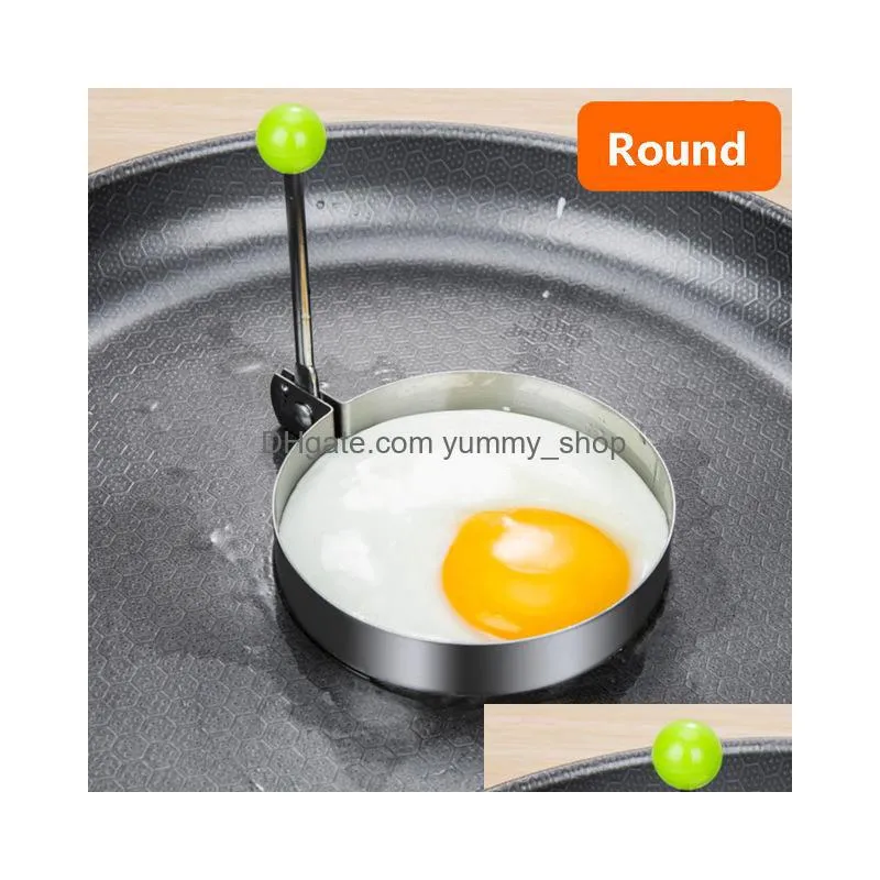 kitchen tools stainless steel 5 type omelette forming machine mold fried egg cooking kitchen accessories gadget ring inventory