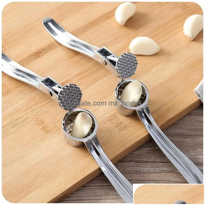 sublimation tools garlic crush kitchen cooking vegetables ginger squeeze masher handheld tool kitchen accessories inventory wholesale