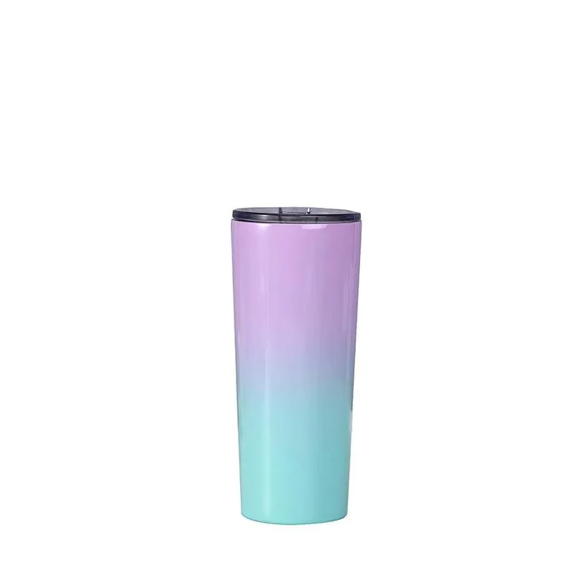 stainless steel tumblers vacuum insulated straight cups beer coffee mug glasses with lids metal water bottle 230 j2