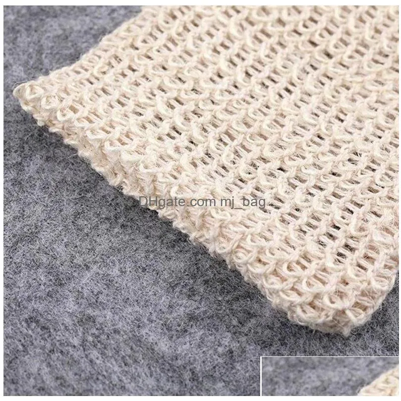 natural exfoliating mesh soap protector bag holder holder shower foam6x3.5inch inventory wholesale