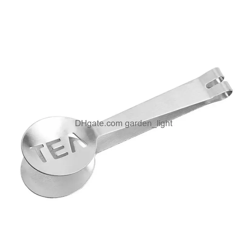 tools reusable stainless steel tea bag tongs teabag squeezer strainer holder grip metal spoon mini sugar clip teas leaf strainer inventory