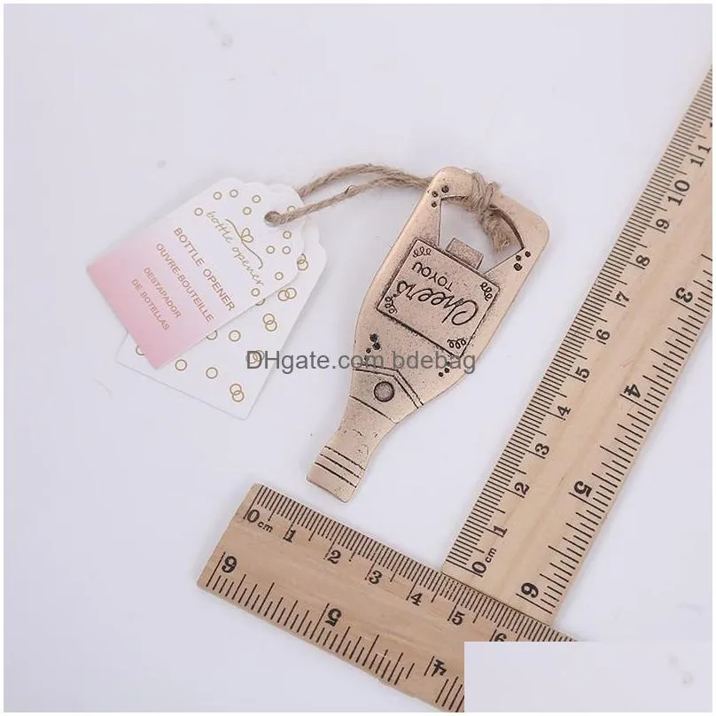 champagne beer openers personalized corkscrew wedding favors giveaways gift eco friendly bottle opener fashion pattern 2 3tb j1