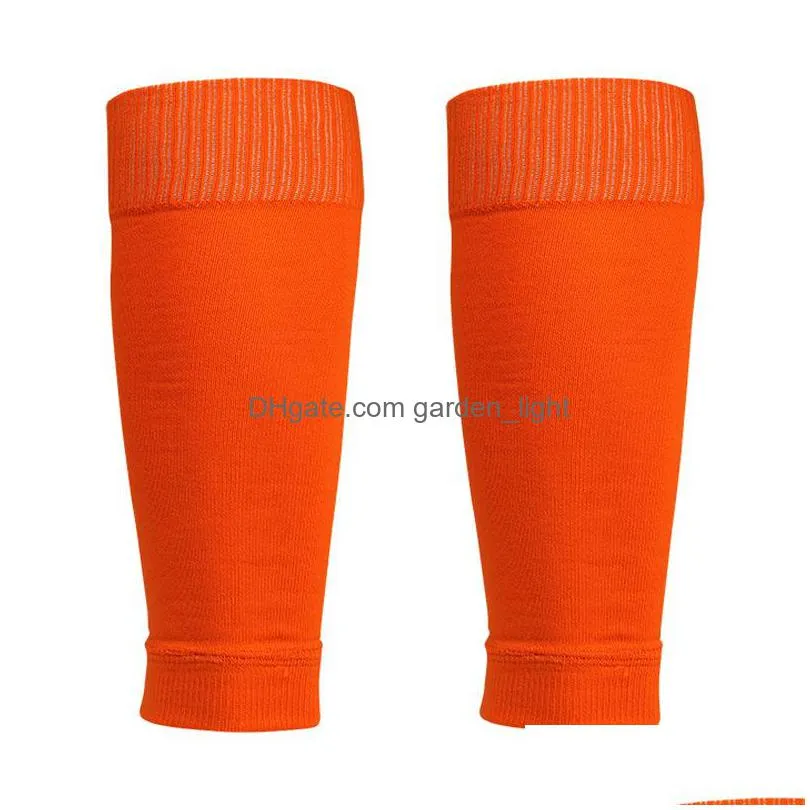 home textile party supplies elbow knee 1 pair hight elasticity soccer football shin guard adults socks pads professional legging shinguards sleeves