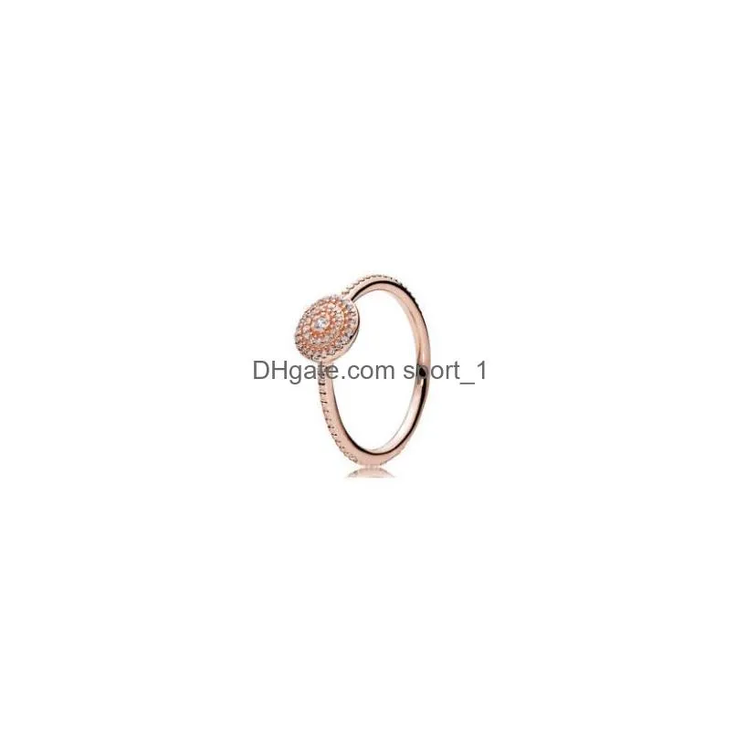 100 authentic 925 sterling silver ring pan 15 style rose gold stackable party stars rings for women original silvers brand jewelry