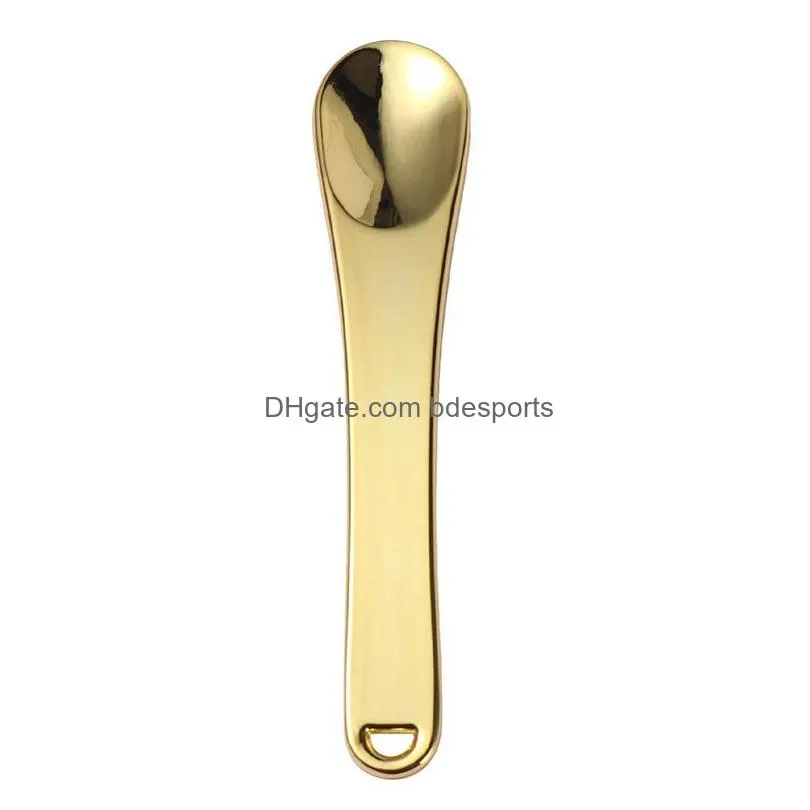  est gold/silver other hand tools zinc alloy spoon spice powder shovel portable scoop for dab snuff snorter sniffer smoking pipe vape tool oil 1360