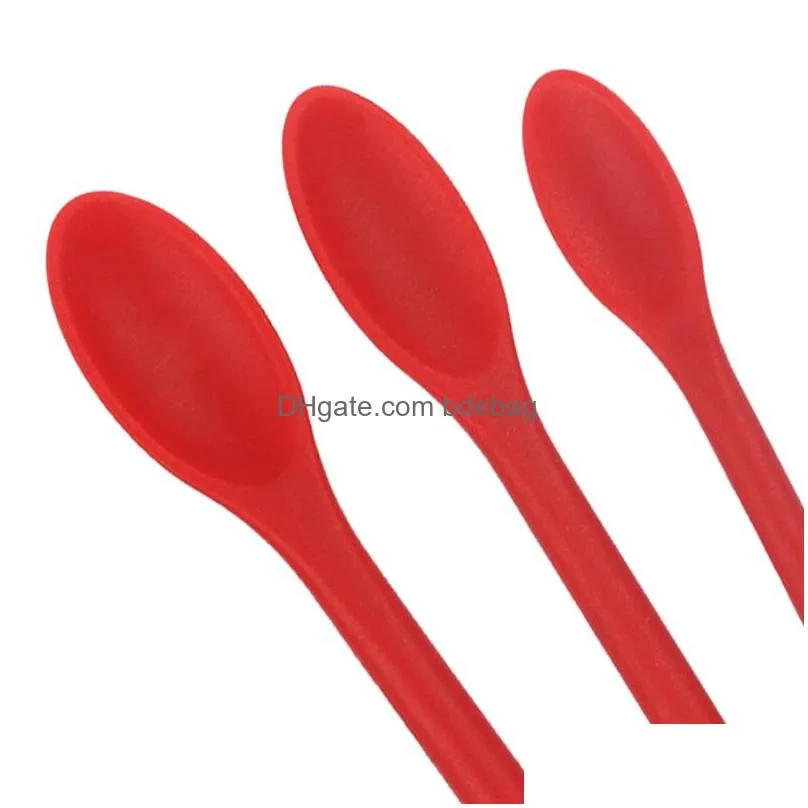  product silicone mini spatula set lengthened cosmetic bottle jam doublehead scraper kitchen cake baking tool accessories 20220221