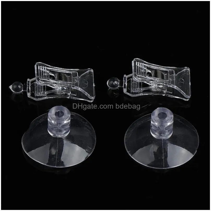 bag clips 1pc clear plastic suctions cups clip advertising clipes suction cup transparent clips clamp