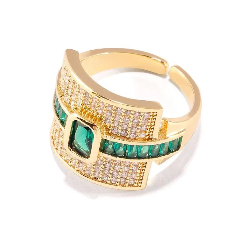 luxury jewelry 925 sterling silver priincess cut multi topaz cz diamond gemstones party women wedding stackable ring gift 2523 t2