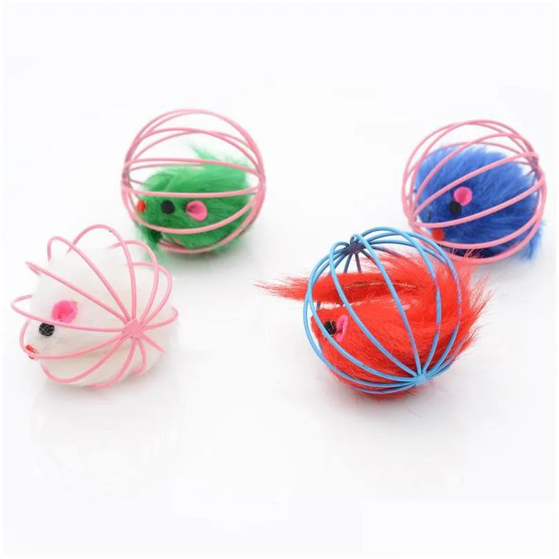 round cage toys lovely plush rat pet cats grab wire cage mouse benefit supplies interaction playthings 1 2cx k2