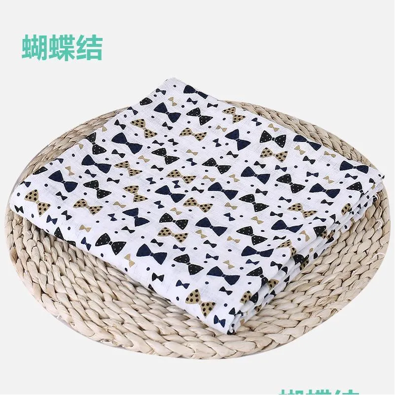 muslin baby blanket cotton born swaddles bath gauze infant wrap kids sleepsack stroller cover play mat 234 s2