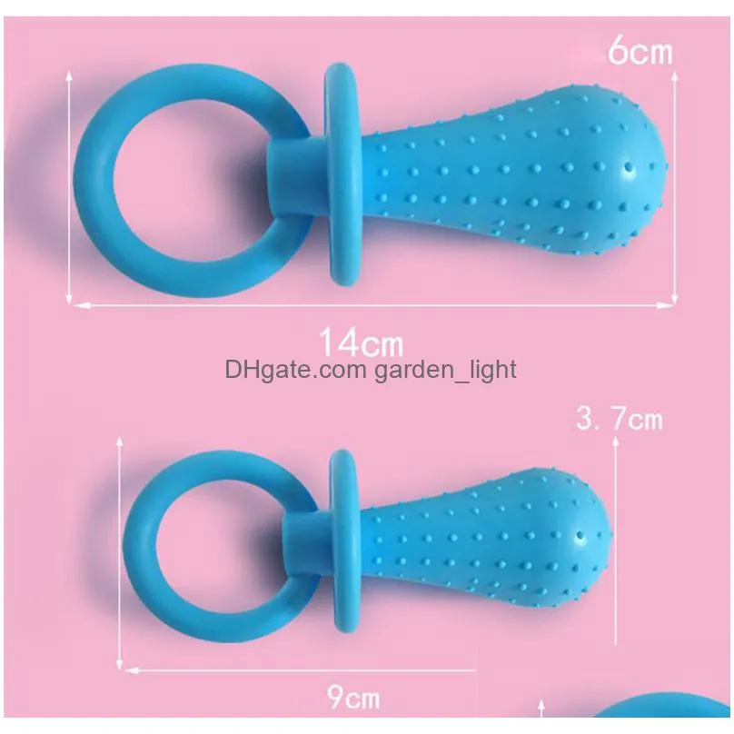 pcs puppy pet toy rubber antibiting teeth cleaning chew training toy kitten inventory wholesale