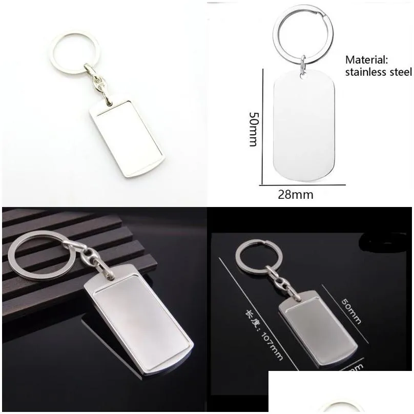 key rings blank diy custom engraved personalized keychain alloy lovers gift keyring creative alloy wholesale jewelry 100 g2