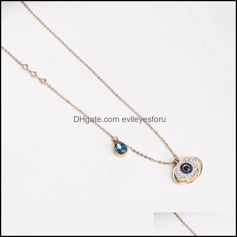 jujia turkish crystal evil eye pendant necklace women gold color jewelry sweater chains bijoux party wholesale1 732 q2