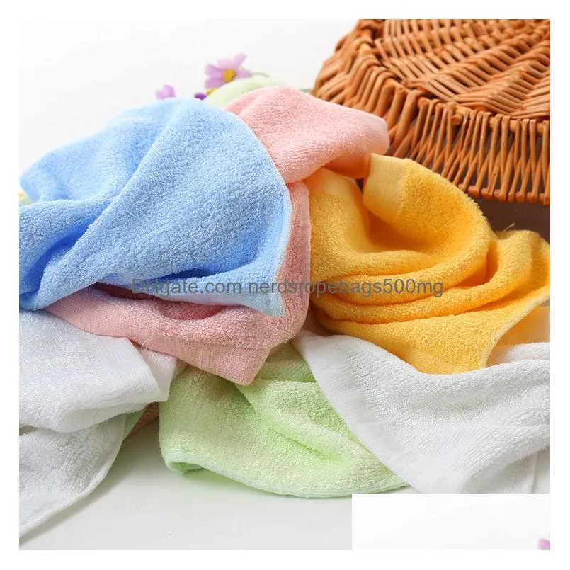 soft small square absorbent bamboo baby towel inventory wholesale