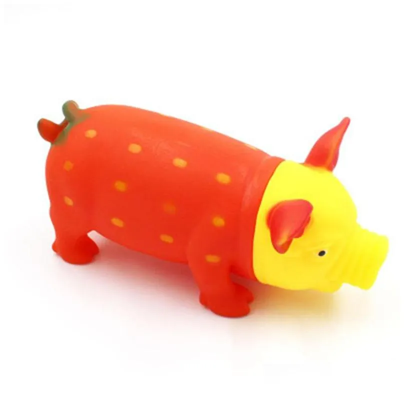 dog and cat sound toy fruit pigs chewing toys watermelon pineapple big size high quality for pets 3 78zlh1