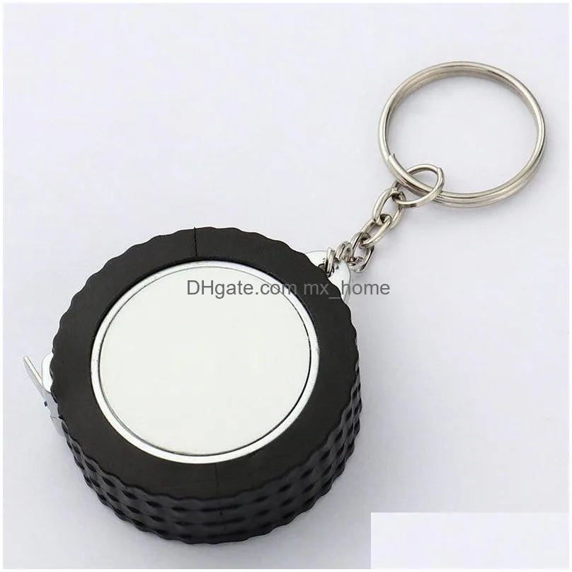 pendants thermal transfer diy mini steel tape measure for thickening construction with 1m minis metal stainless steels tapes measure inventory