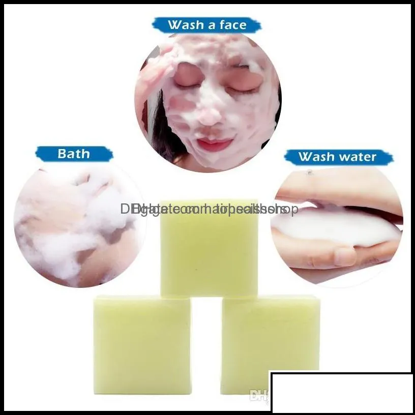 handmade soap bath body health beauty 100g removal pimple pores acne treatment sea salt cleaner goat milk moisturizing face c dhyks