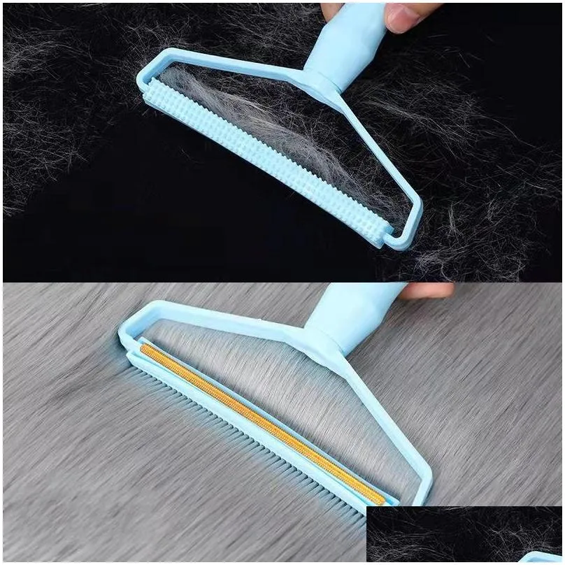 washable pet hair remover dog grooming cat hair removal brush carpet cleaning sofa clothing sheet clean lint fur brushes cleanner 20220528