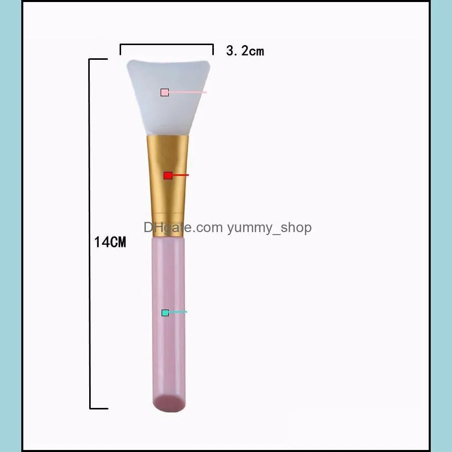 other household sundries makeup silicone brush facial eye silica gel diy mask brushes cosmetic beauty tools accept customized logo